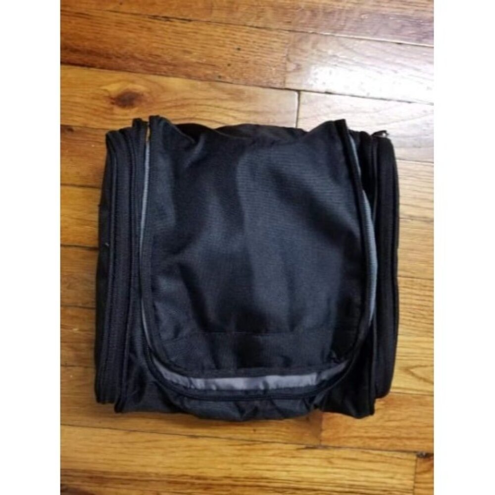 Toiletry Bag for Women& Men, Water-resistant Travel Makeup Bag w/ Hanging Hook